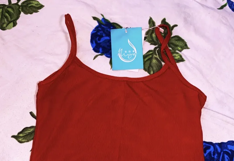 Red new tube singlet